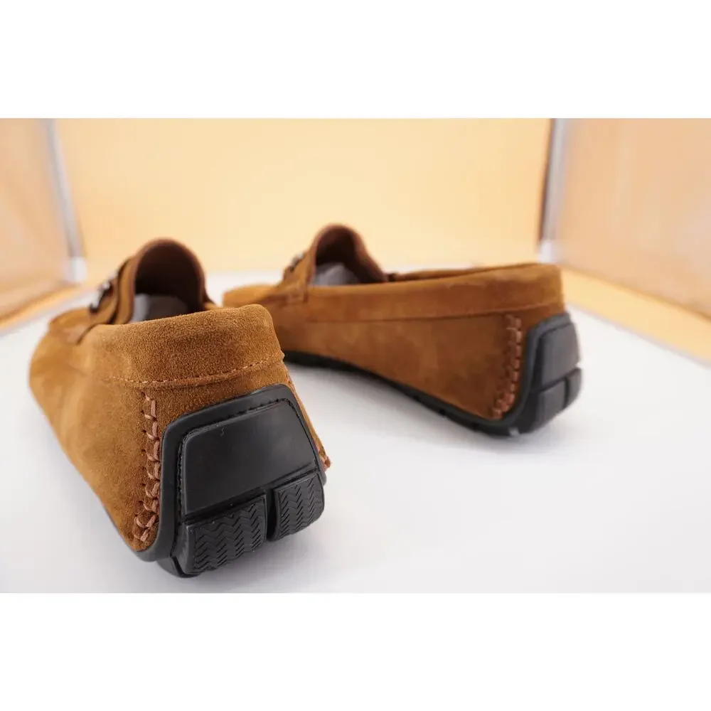 To Boot New York Nashua Brown Suede Men's Penny Bit loafer SZ 11.5 Driver Sigaro